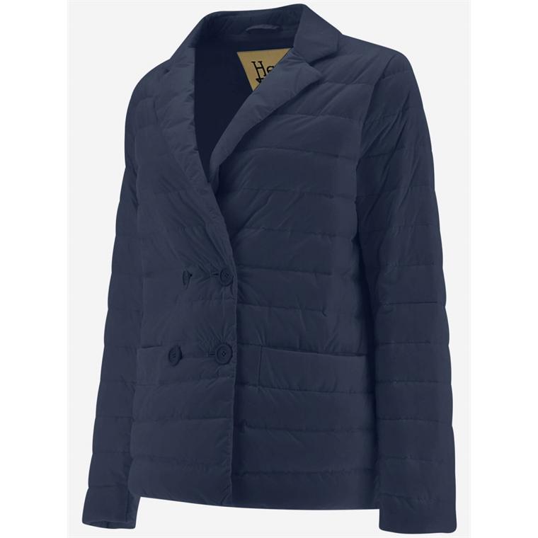 Herno Quilted Blazer Jacket, Blue